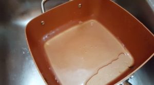 Copper Chef Deep Square Pan Cleaning